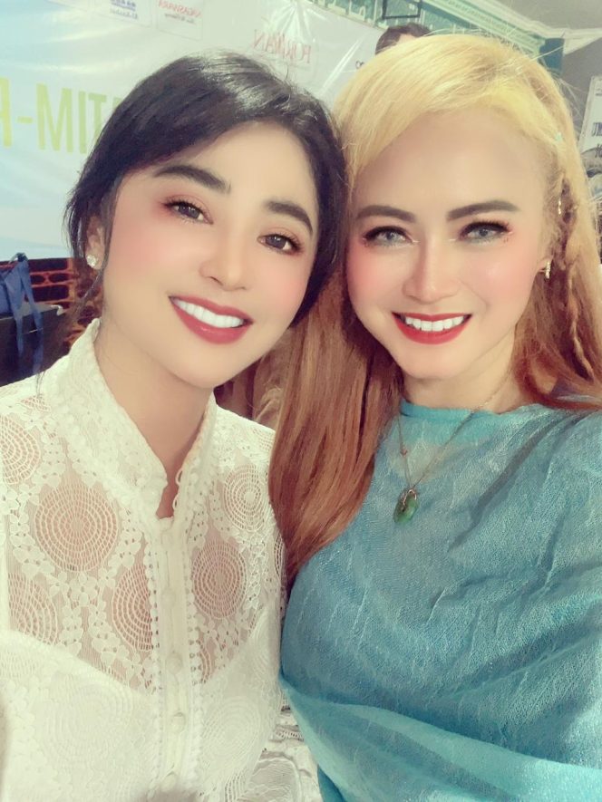 
 Velline Ratu Ayu, Berkolaborasi Dengan Dewi Perssik danFORWAN Menyantuni Ratusan Anak Yatim-piatu