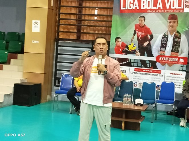 
 PBVSI Kota Jakarta Pusat Menggelar Turnamen Bola Voli antar Club