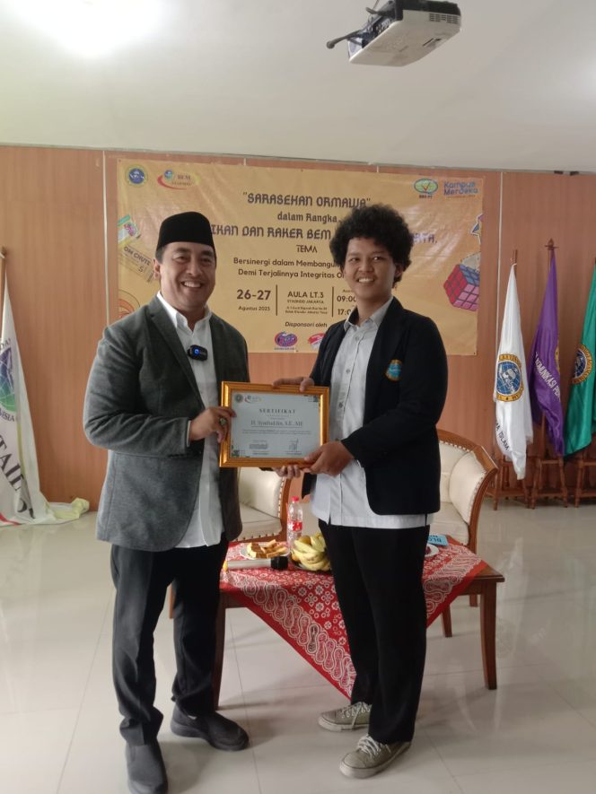 
 Sarasehan BEM STAIINDO Jakarta Hadirkan Gus Syaifuddin