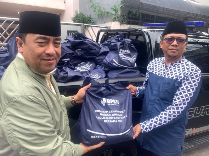 
 PCNU Jakarta Pusat Dan DPW FKPQ DKI Jakarta Menyalurkan Bingkisan Bersama BPKH