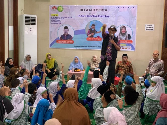 
 DPW FKPQ Provinsi DKI Jakarta Gelar Belajar Ceria Bersama Kak Hendra Cerdas