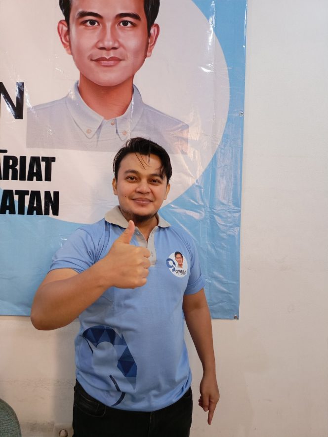 
 Bintang Ketua Gibran Center Jaksel :Anak Muda Jangan Alergi Politik