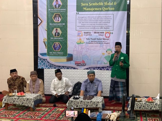 
 MWCNU Kecamatan Cempaka Putih Gelar Pelatihan Penyembelihan dan Pengelolaan Qurban