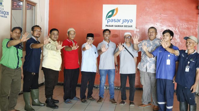 
 Kekompakan dan Dukungan PT BIRU Antarkan Pasar Jaya Sawah Besar Raih Prestasi Kebersihan