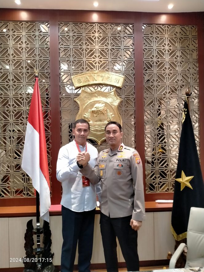 
 Fendy Perdana ‘Brama Kumbara’ Apresiasi Program Poliran Polda Banten