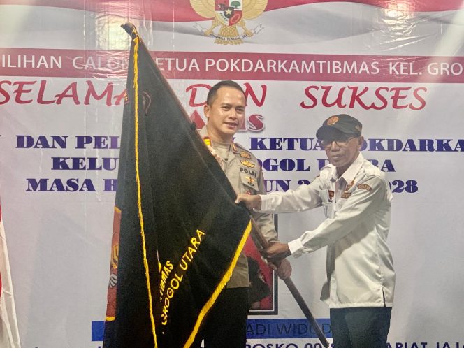 
 Sah :Alex Dwi Mulyadi Widodo Ketua Pokdarkamtibmas Bhayangkara Subsektor 41 Grogol Utara