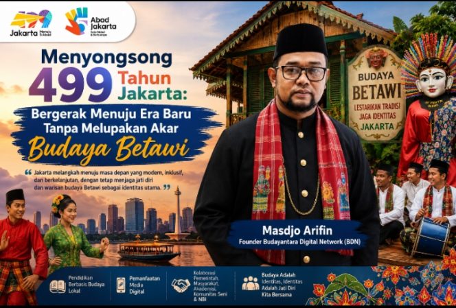 
 Menyongsong 499 Tahun Jakarta: Bergerak Menuju Era Baru Tanpa Melupakan Akar Budaya Betawi