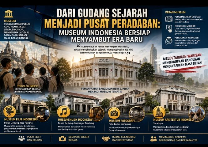 
 Dari Gudang Sejarah Menjadi Pusat Peradaban: Museum Indonesia Bersiap Menyambut Era Baru